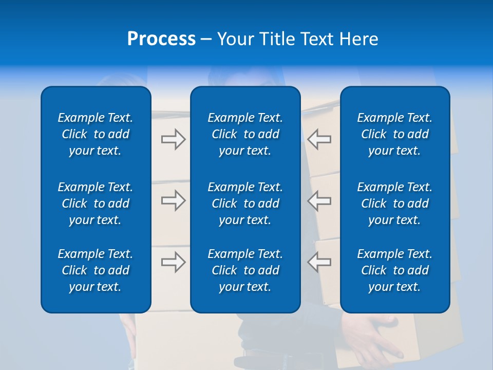 Construction Cube Planet PowerPoint Template