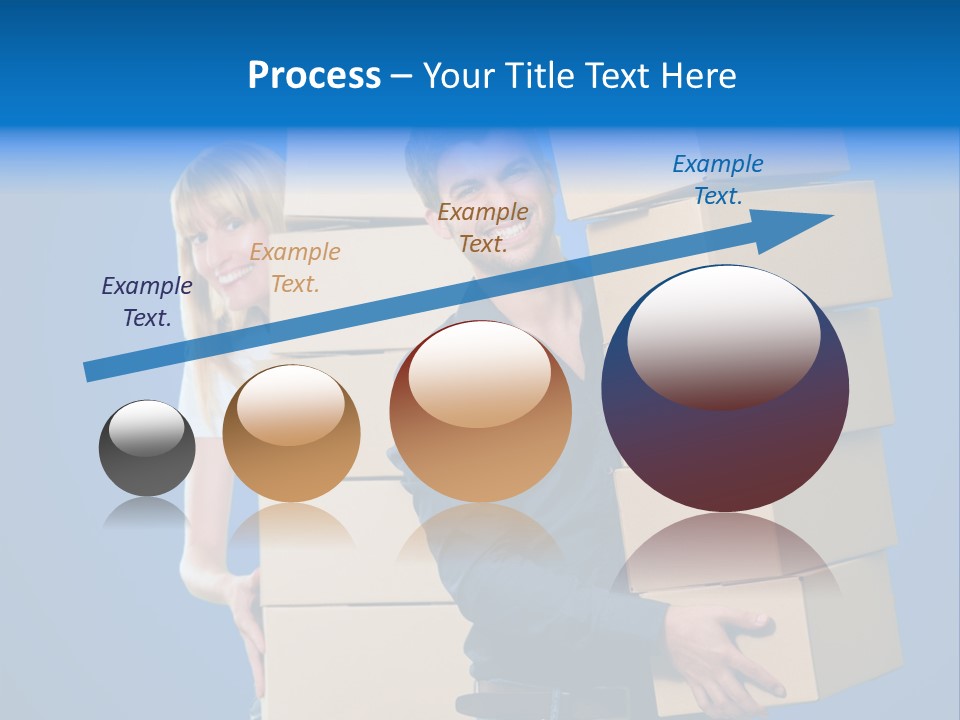 Construction Cube Planet PowerPoint Template
