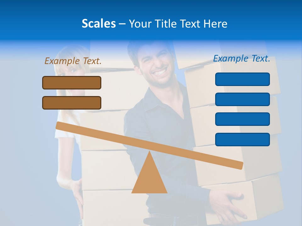 Construction Cube Planet PowerPoint Template