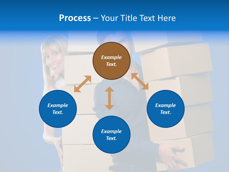 Construction Cube Planet PowerPoint Template