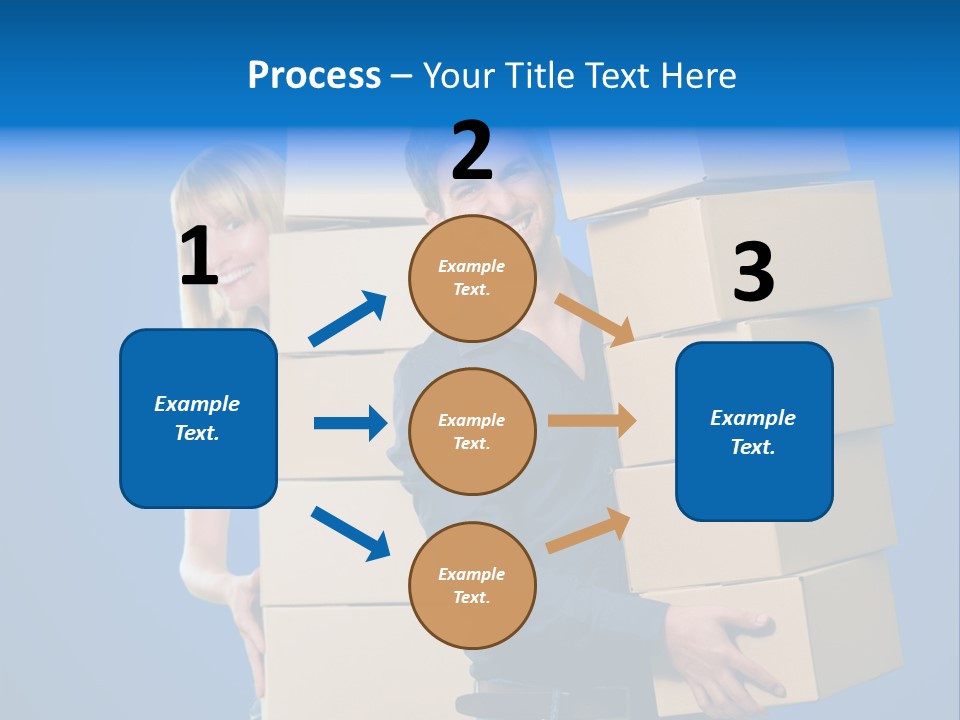 Construction Cube Planet PowerPoint Template