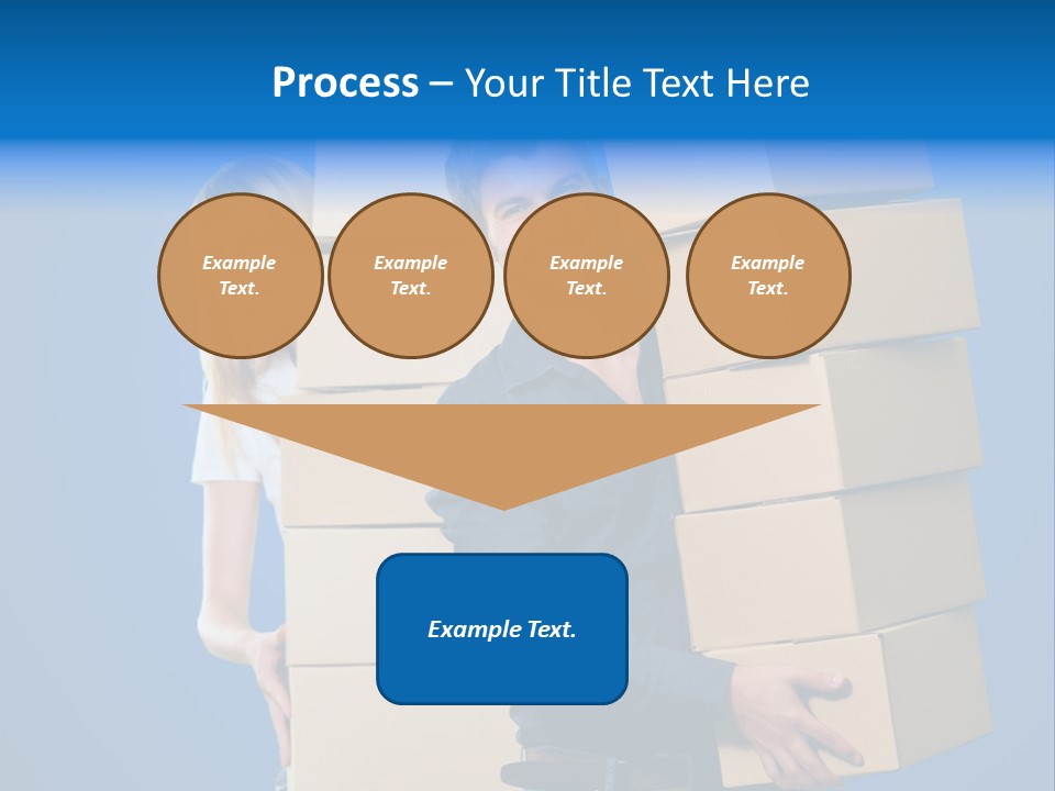 Construction Cube Planet PowerPoint Template