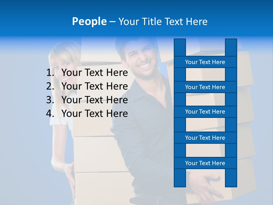 Construction Cube Planet PowerPoint Template