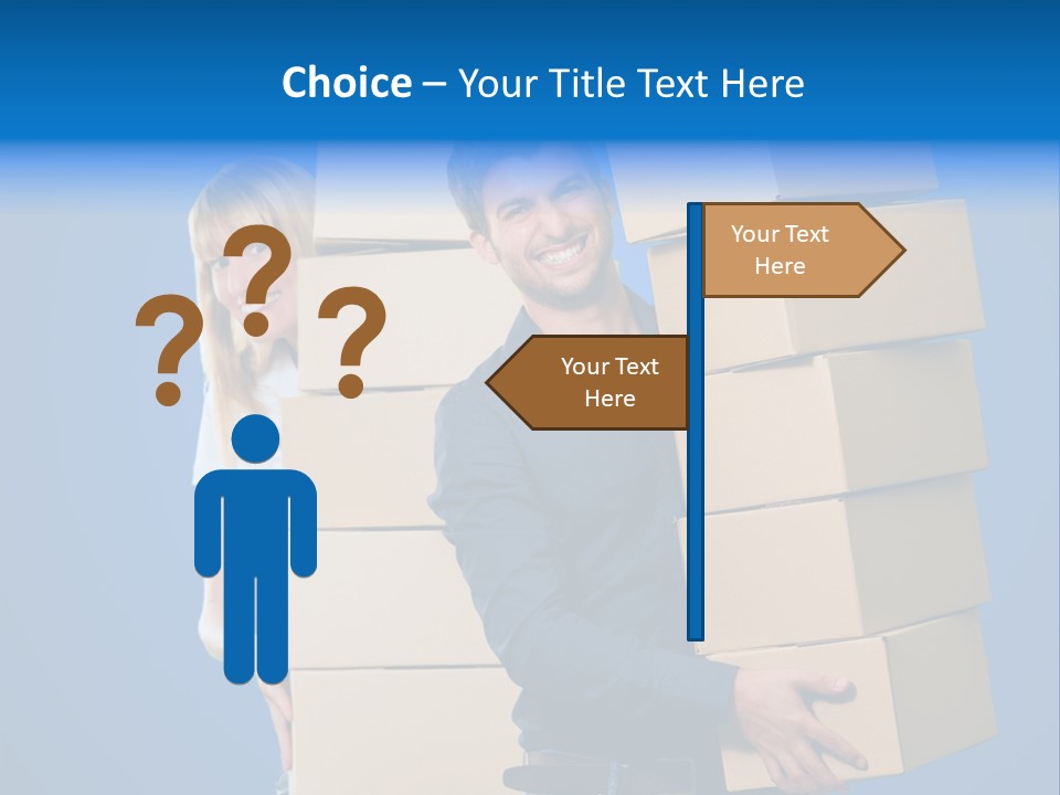 Construction Cube Planet PowerPoint Template