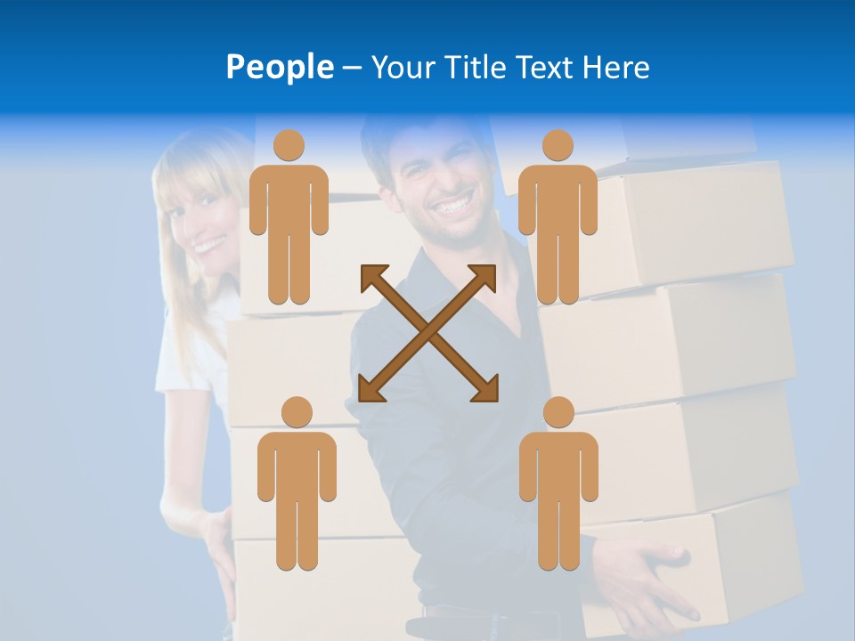 Construction Cube Planet PowerPoint Template