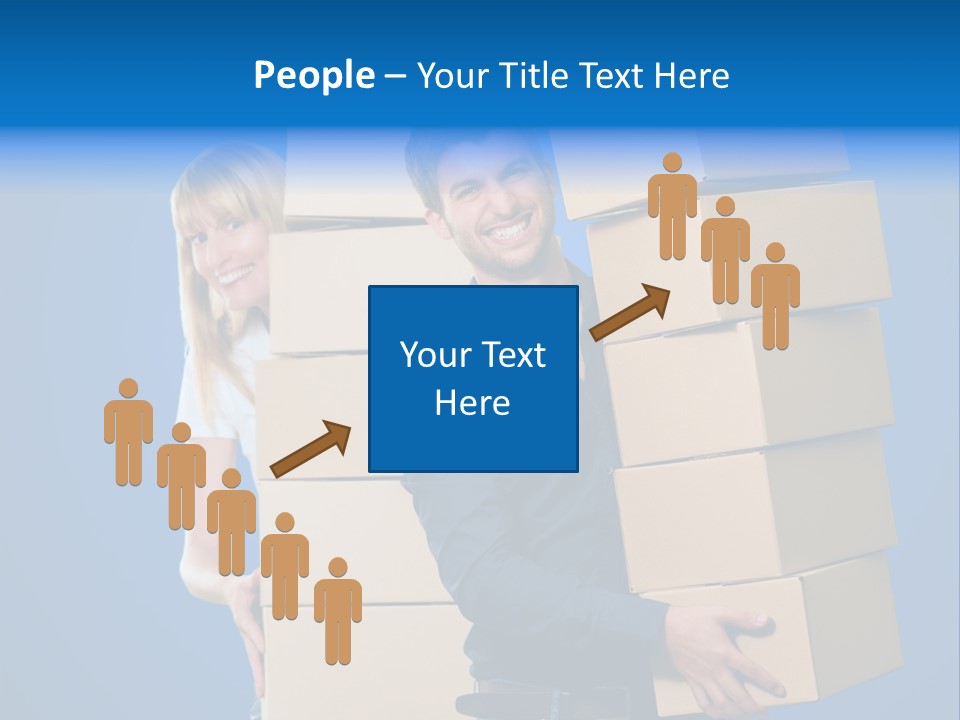 Construction Cube Planet PowerPoint Template