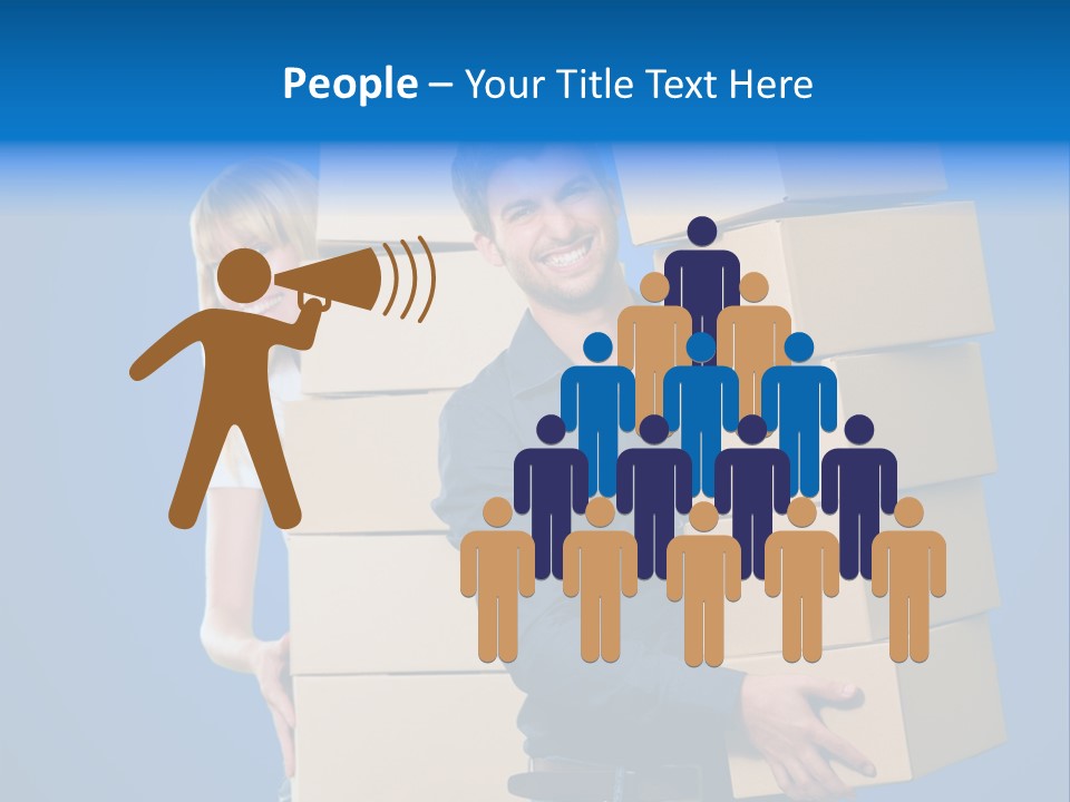 Construction Cube Planet PowerPoint Template