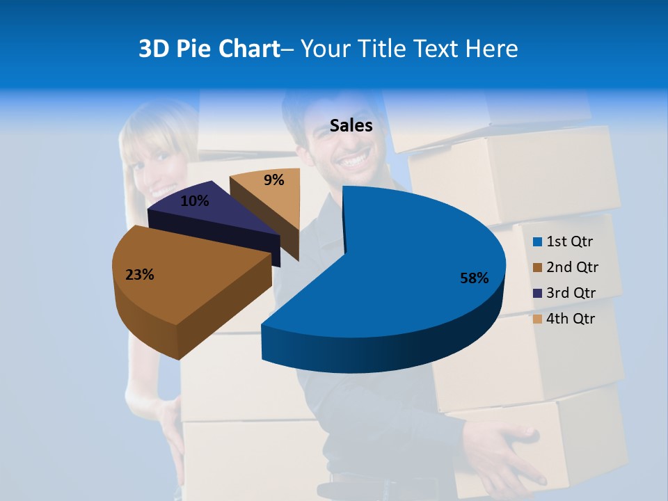 Construction Cube Planet PowerPoint Template