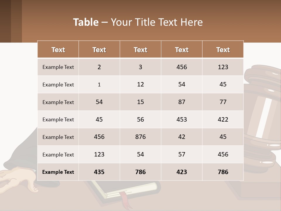 Downtown House Structure PowerPoint Template