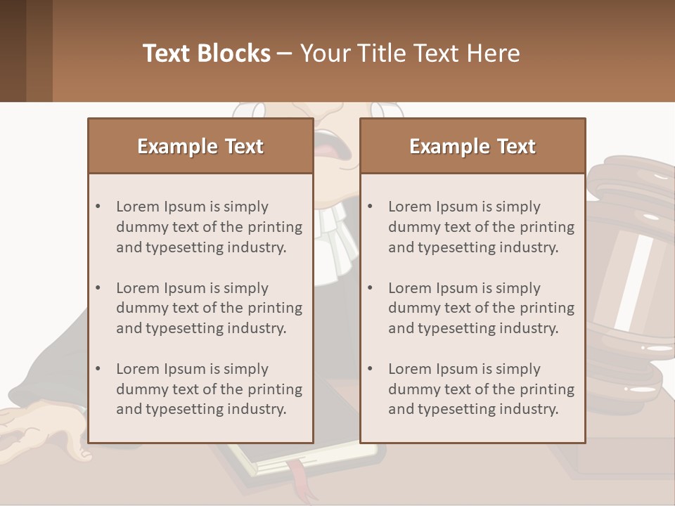 Downtown House Structure PowerPoint Template