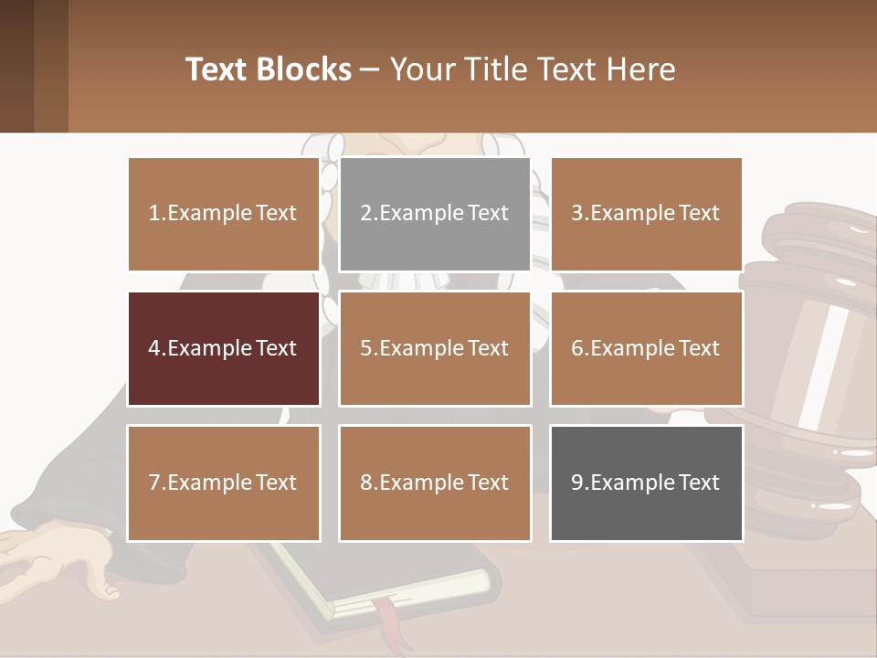 Downtown House Structure PowerPoint Template