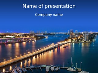Downtown Tall Black PowerPoint Template