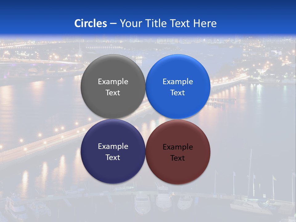 Downtown Tall Black PowerPoint Template