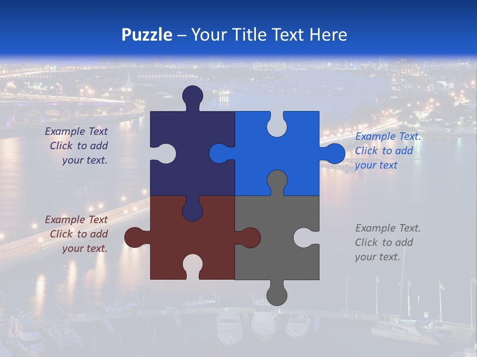 Downtown Tall Black PowerPoint Template