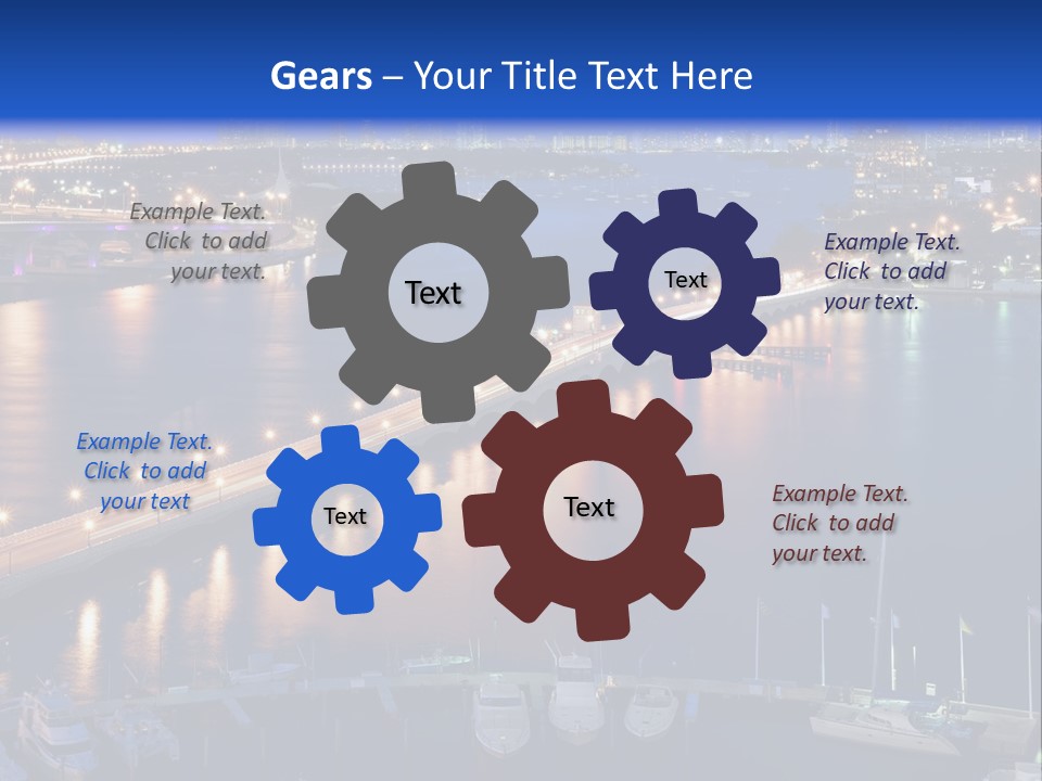 Downtown Tall Black PowerPoint Template