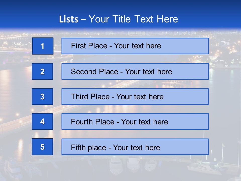 Downtown Tall Black PowerPoint Template