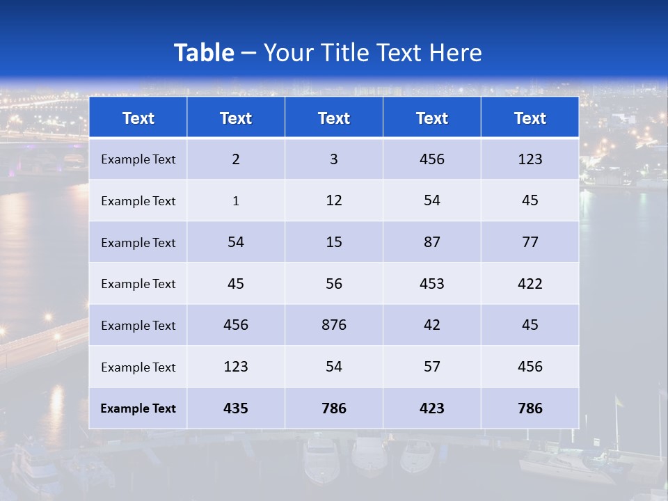 Downtown Tall Black PowerPoint Template