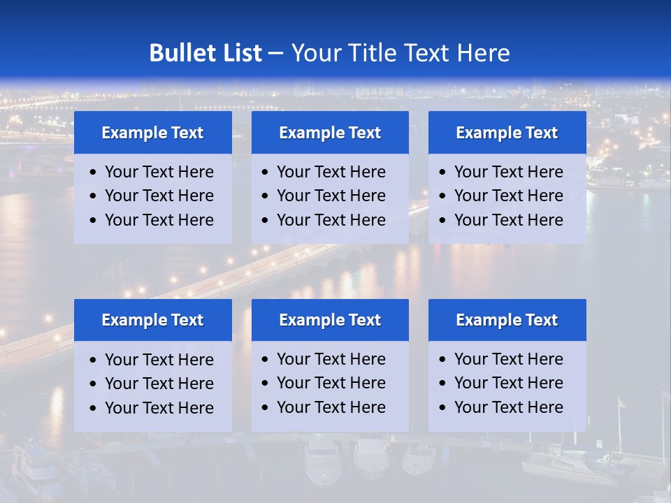 Downtown Tall Black PowerPoint Template