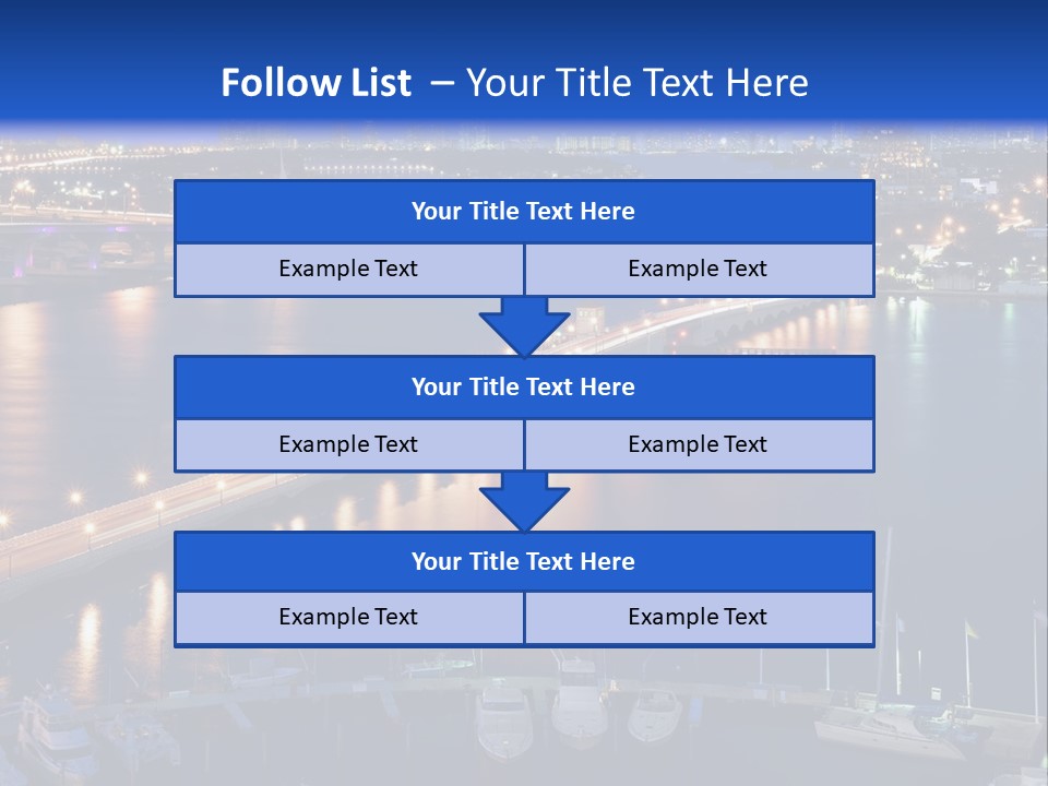 Downtown Tall Black PowerPoint Template