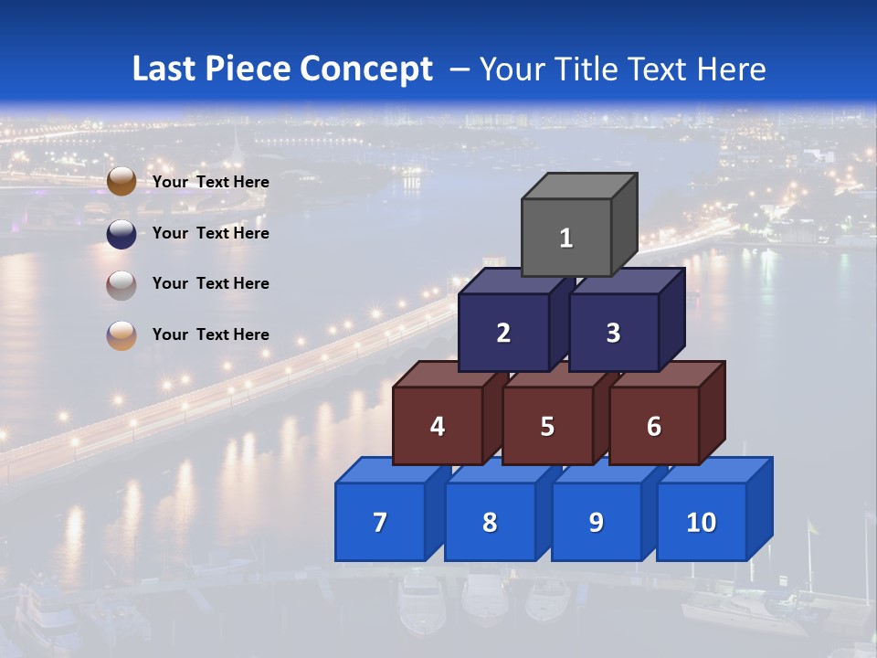 Downtown Tall Black PowerPoint Template