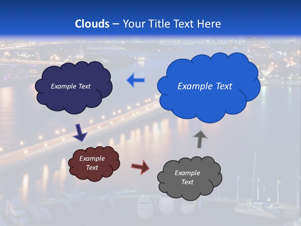 Downtown Tall Black PowerPoint Template