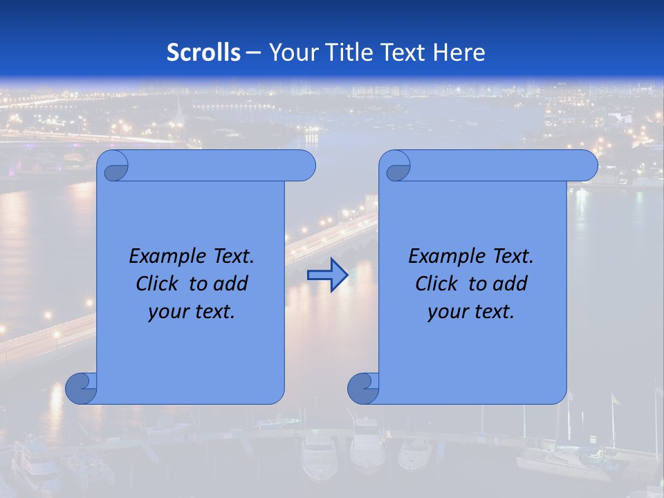 Downtown Tall Black PowerPoint Template