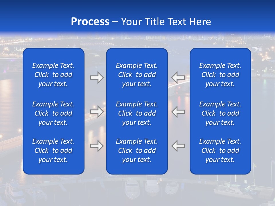 Downtown Tall Black PowerPoint Template
