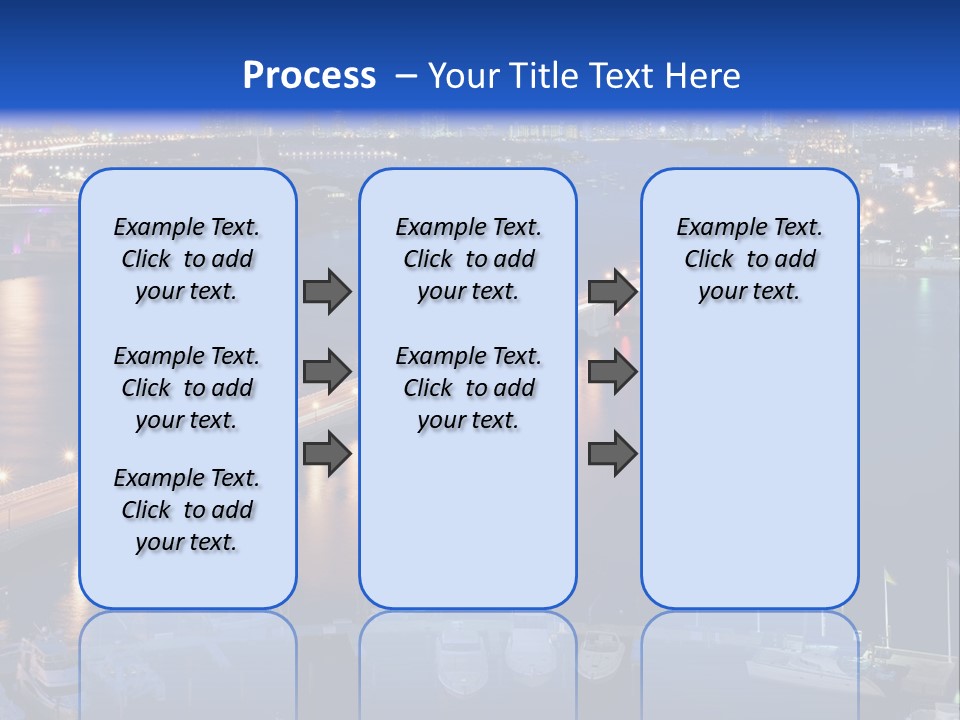 Downtown Tall Black PowerPoint Template