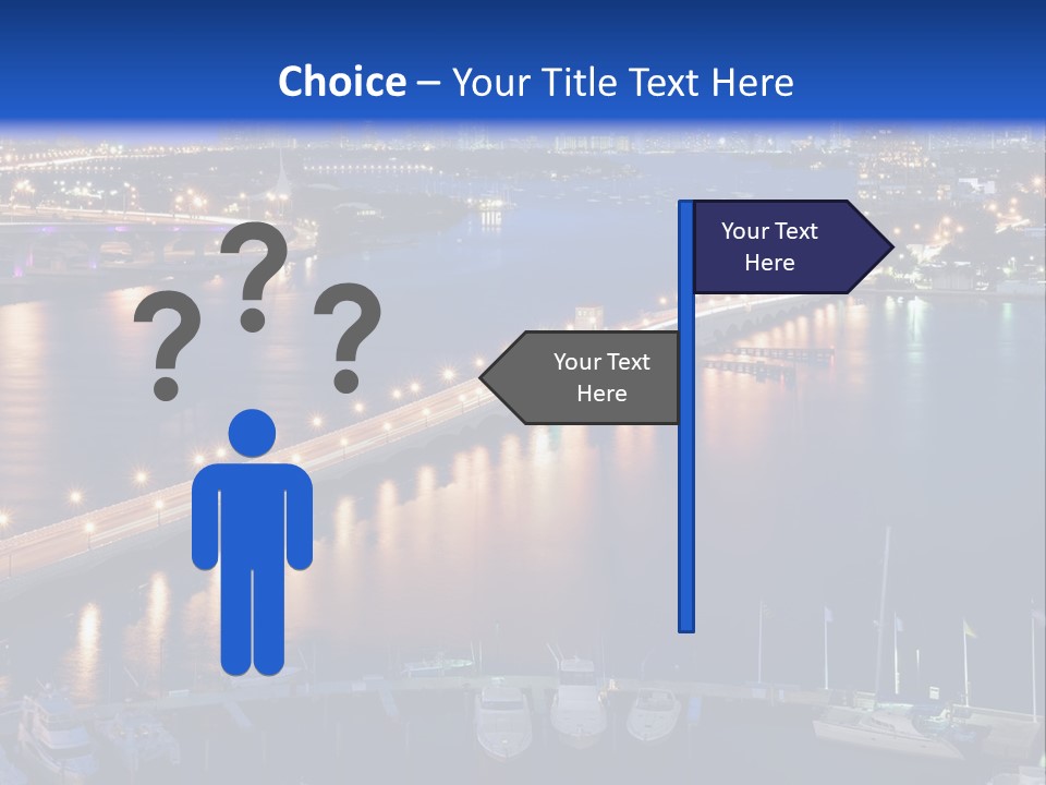 Downtown Tall Black PowerPoint Template
