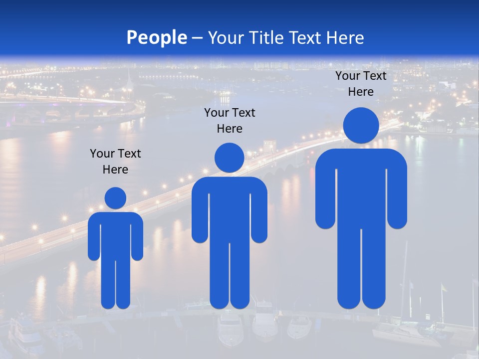 Downtown Tall Black PowerPoint Template