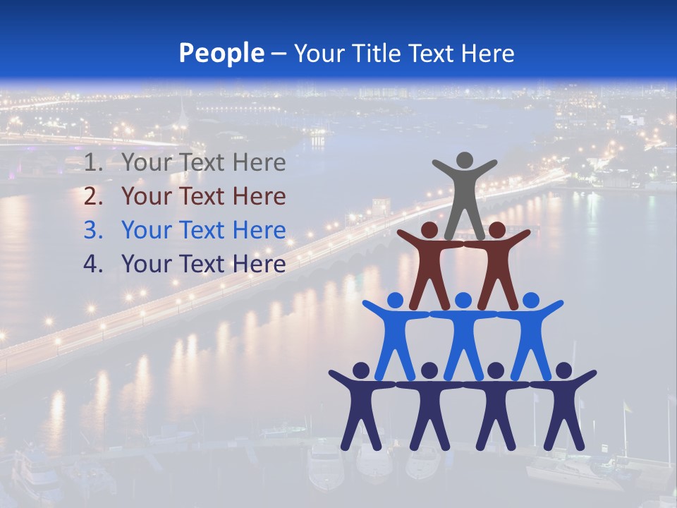 Downtown Tall Black PowerPoint Template