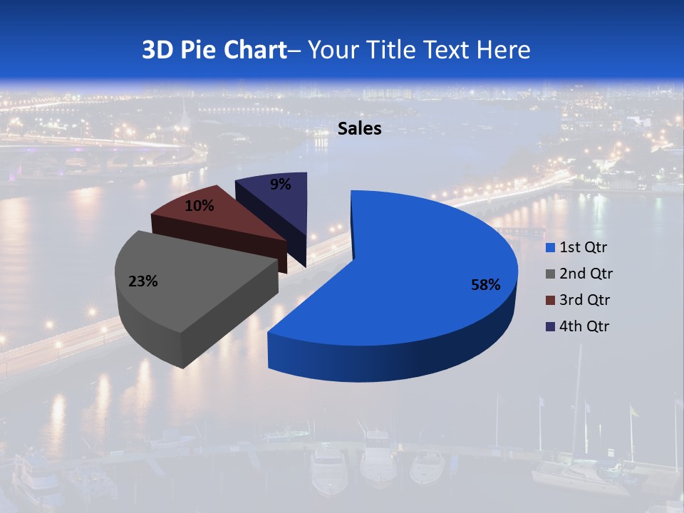 Downtown Tall Black PowerPoint Template