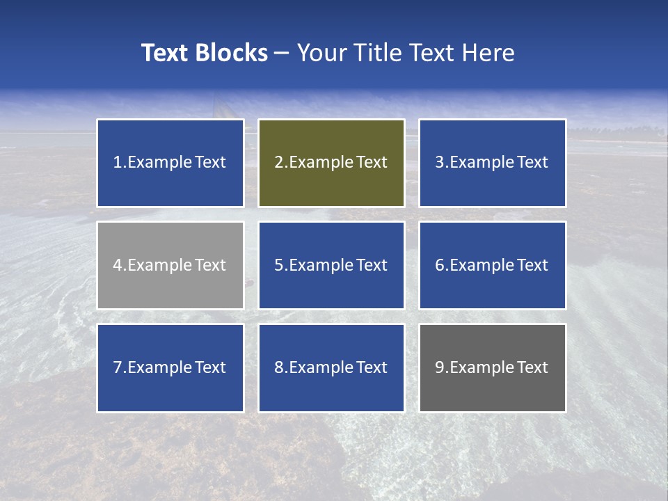 Graphic Ball Building PowerPoint Template