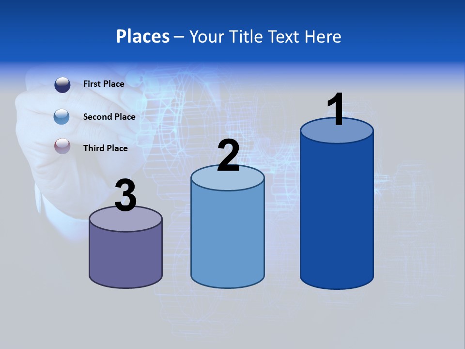 Cube Abstract View PowerPoint Template