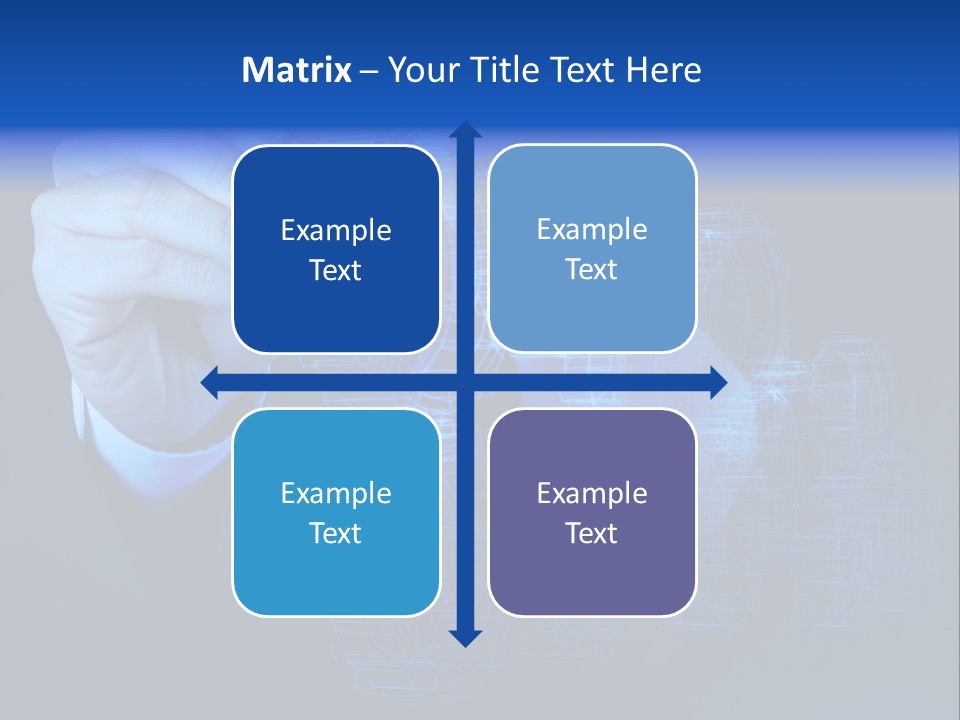Cube Abstract View PowerPoint Template