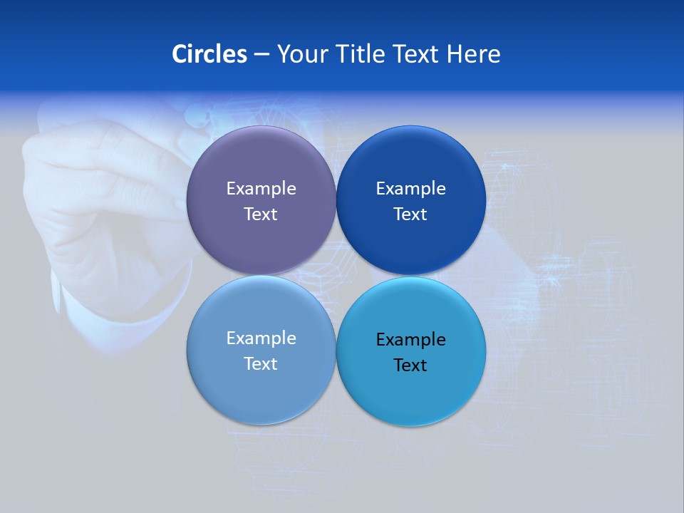 Cube Abstract View PowerPoint Template