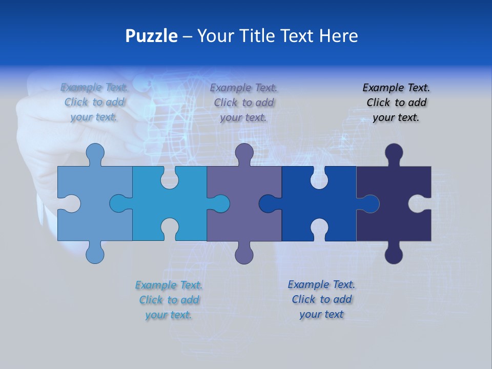 Cube Abstract View PowerPoint Template