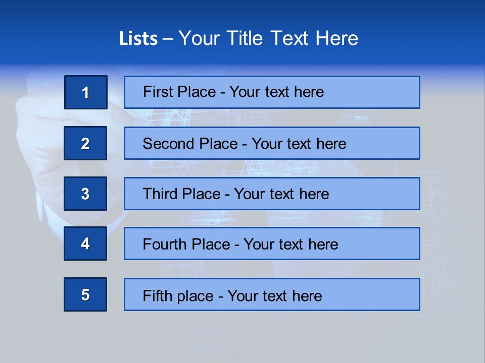 Cube Abstract View PowerPoint Template