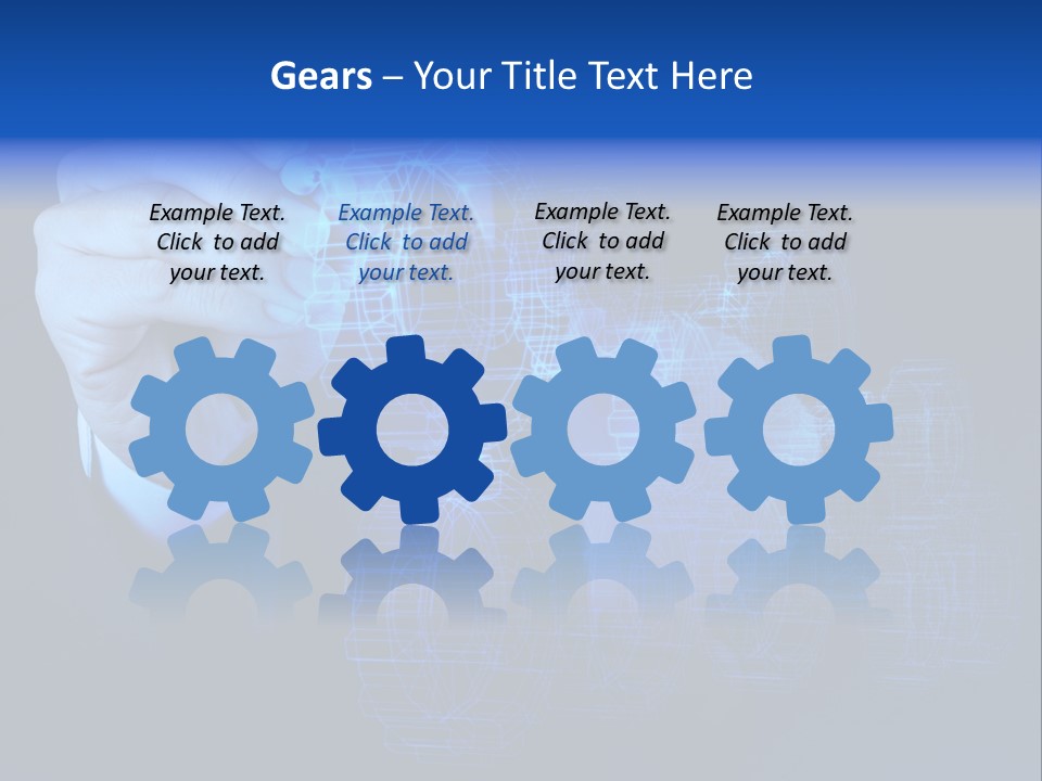 Cube Abstract View PowerPoint Template