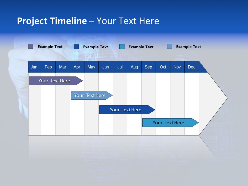 Cube Abstract View PowerPoint Template
