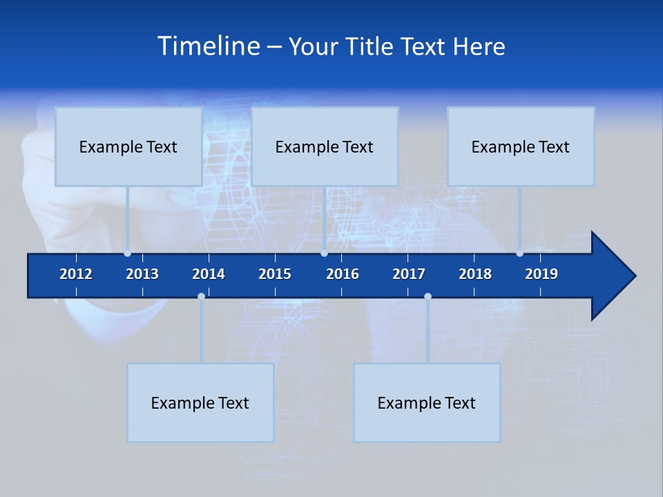 Cube Abstract View PowerPoint Template