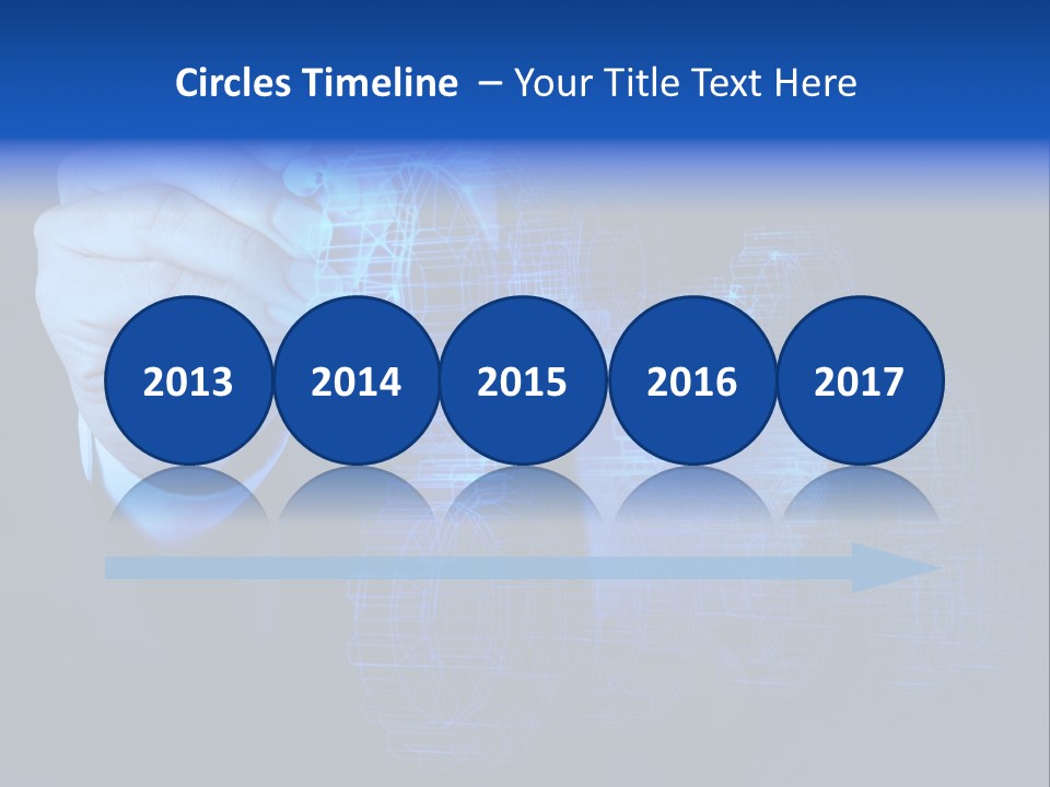 Cube Abstract View PowerPoint Template