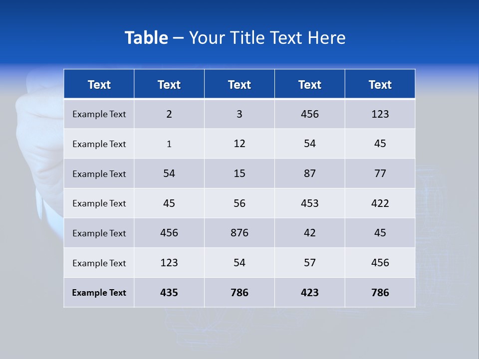 Cube Abstract View PowerPoint Template