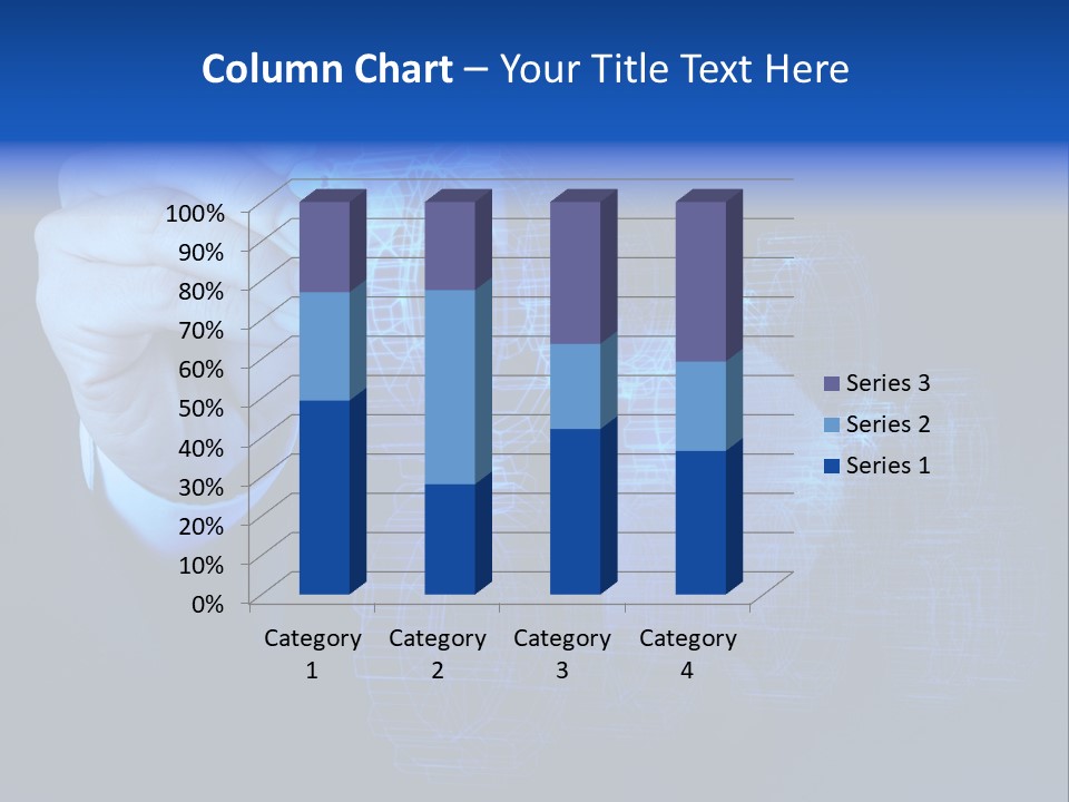 Cube Abstract View PowerPoint Template