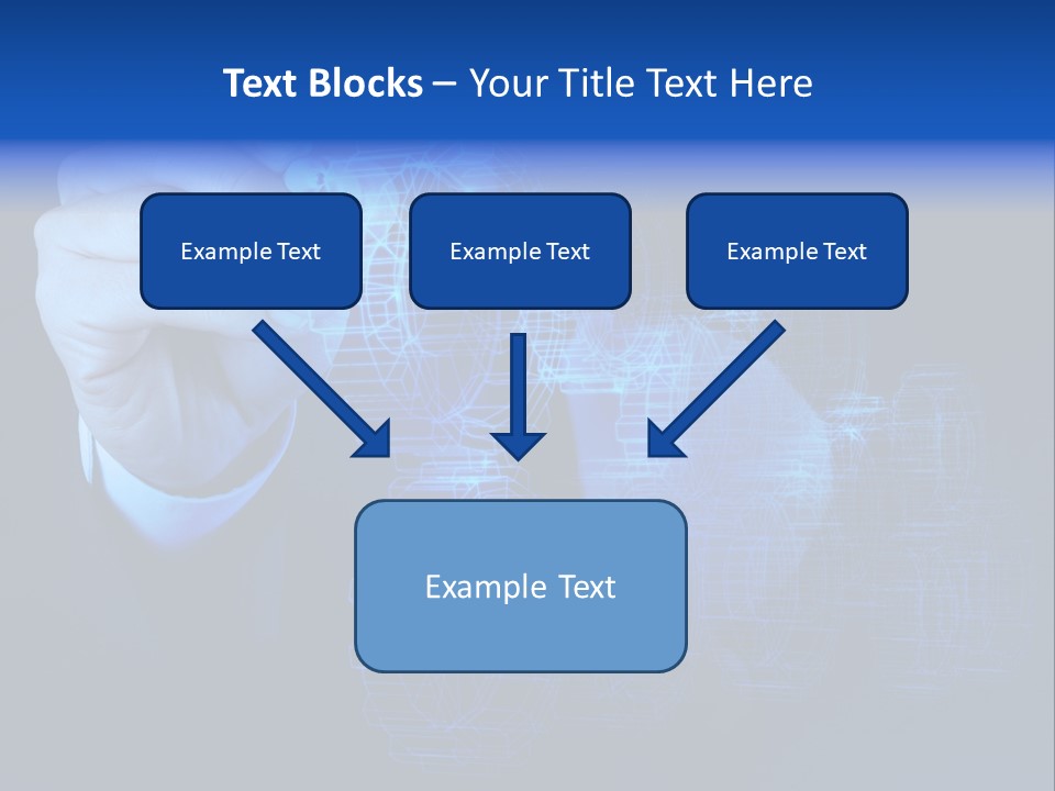 Cube Abstract View PowerPoint Template
