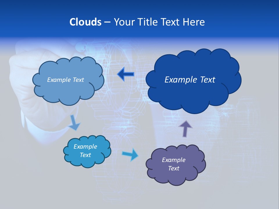 Cube Abstract View PowerPoint Template