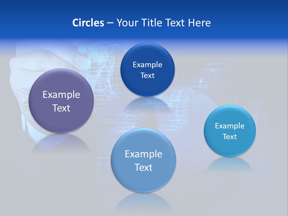 Cube Abstract View PowerPoint Template