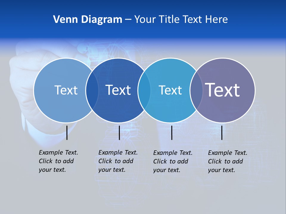 Cube Abstract View PowerPoint Template
