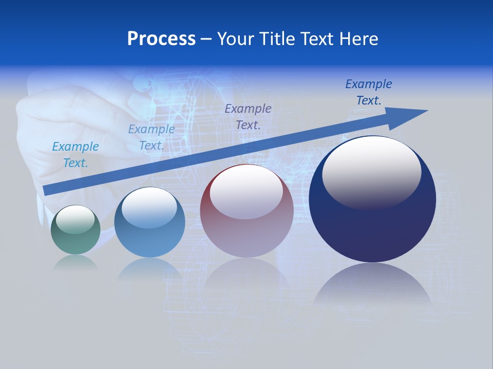 Cube Abstract View PowerPoint Template