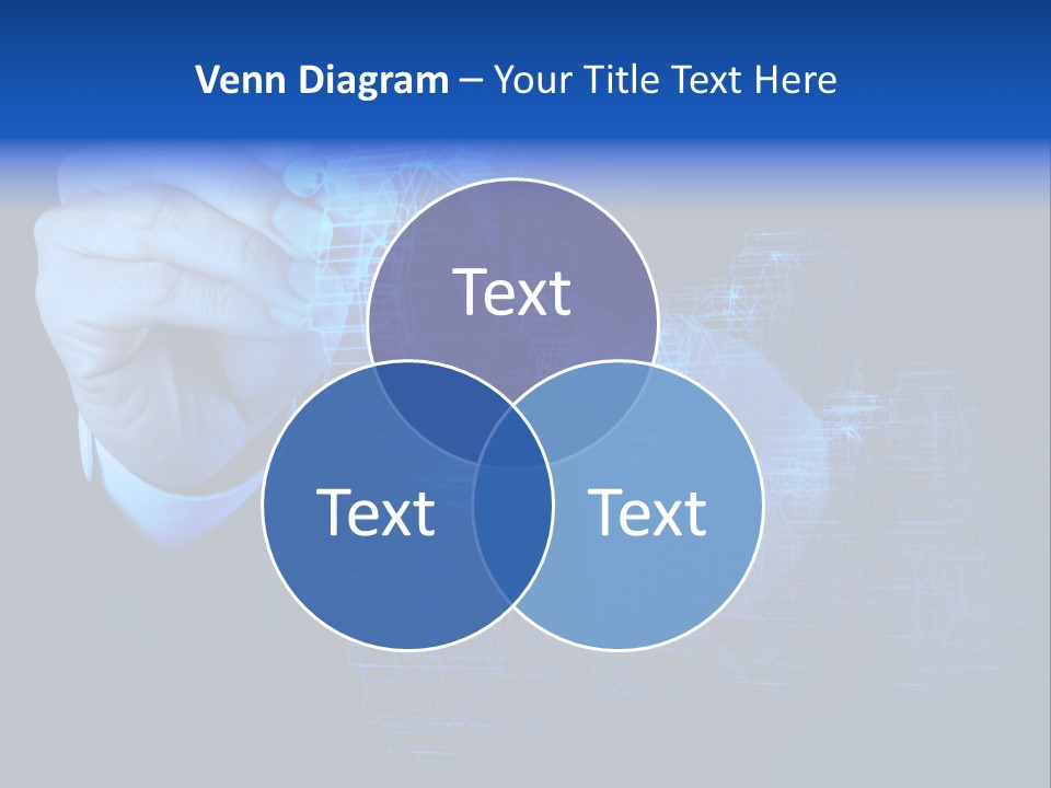 Cube Abstract View PowerPoint Template